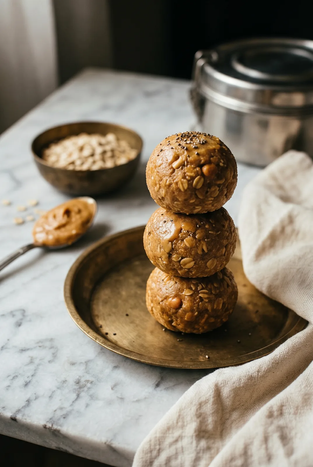 High-Protein Peanut Laddoo (No-Bake Post-Workout Bite)