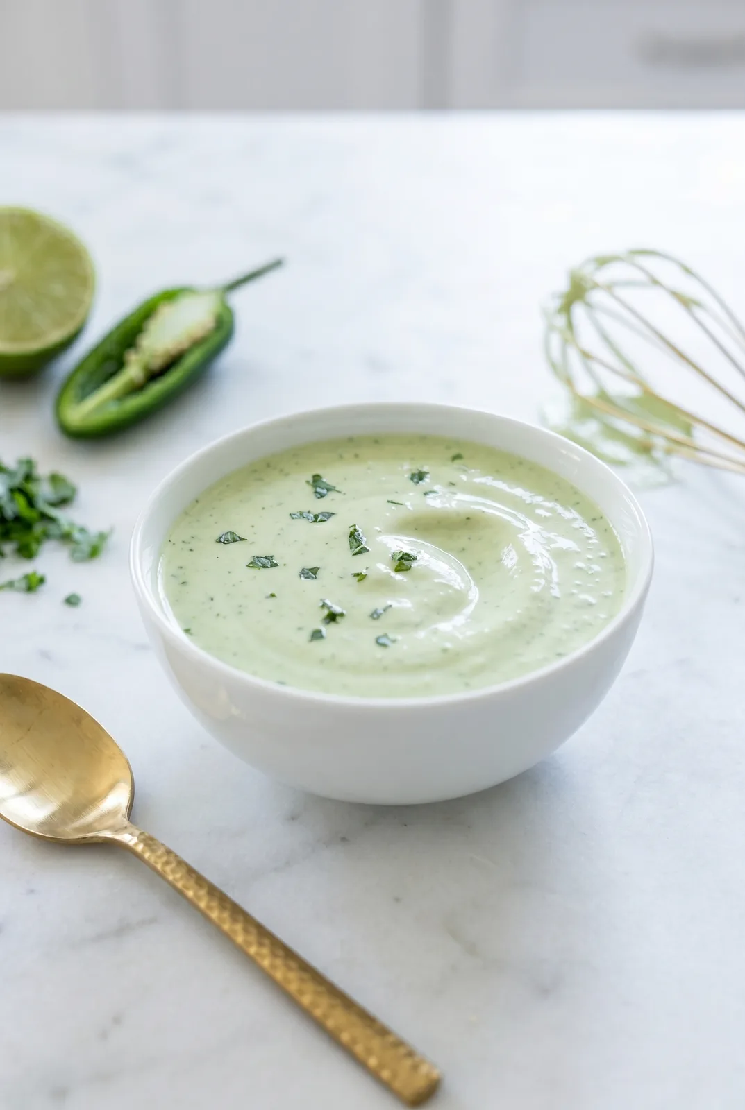 Jalapeno Lime Yogurt Dressing — Fresh 5-Minute Sauce