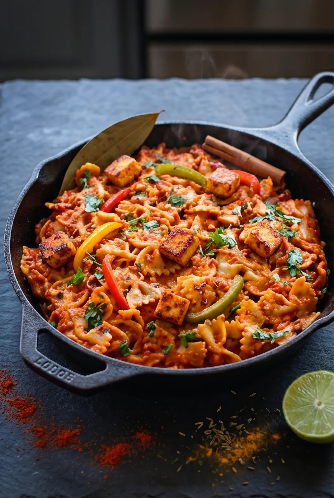 Paneer Tikka Arrabbiata Protein Pasta
