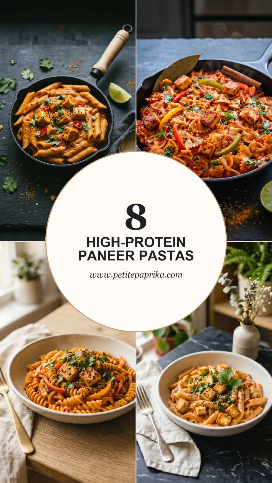 8 High-Protein Paneer Pasta Recipes for Easy Dinners