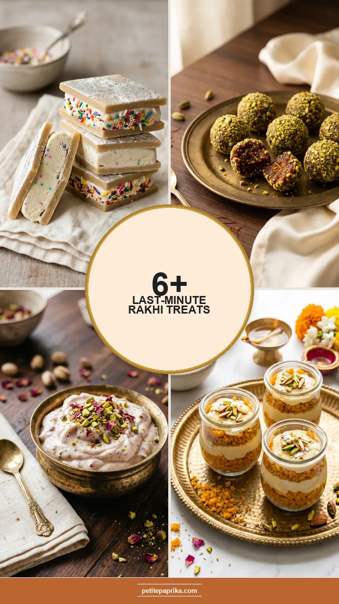 12 Last-Minute Rakhi Treats (Easy Indian Sweets)