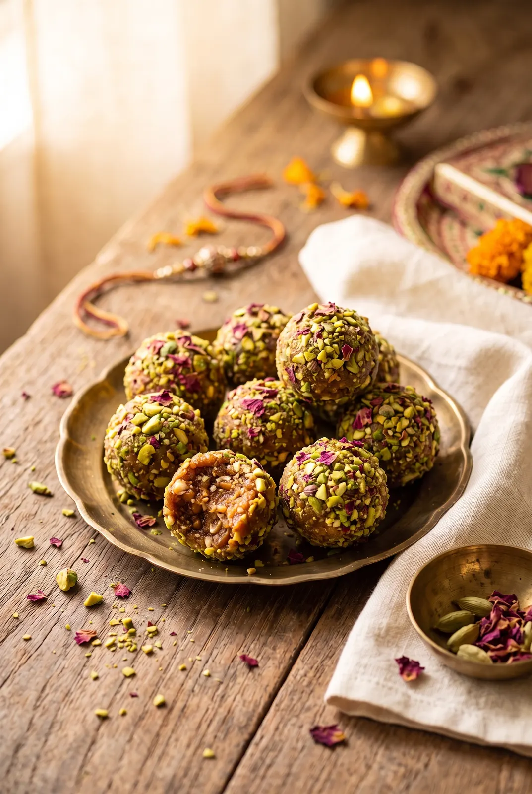 Protein “Mithai” Bliss Balls