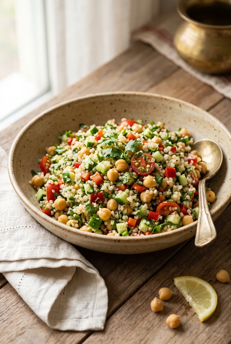 Quinoa Chana Protein Salad