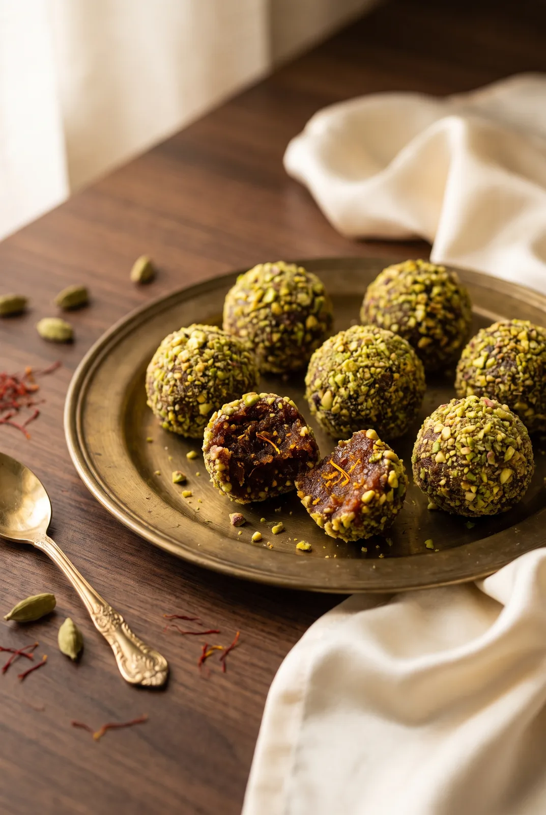 Saffron & Cardamom Energy Bites