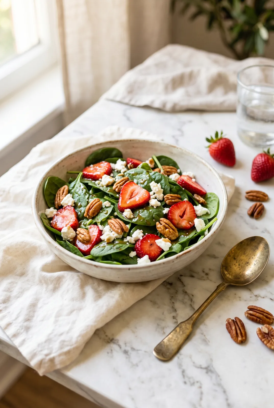 Spinach Strawberry Salad