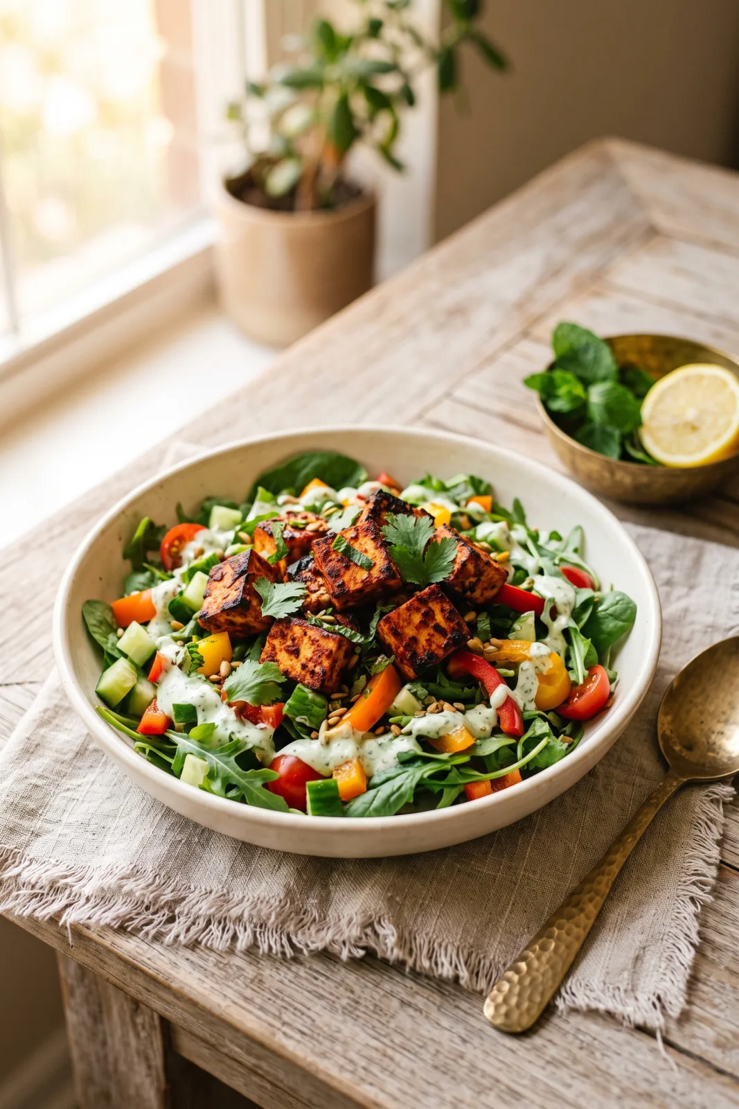 Tandoori Tofu Salad