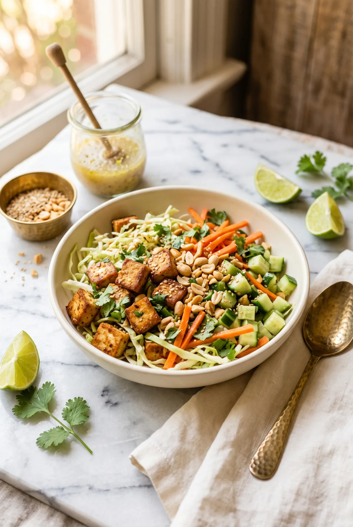 Tofu Crunch Salad
