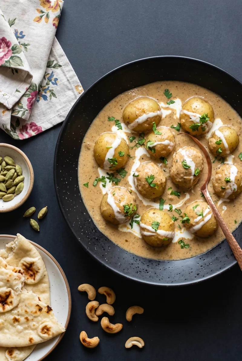 Baby Potato Malai Curry