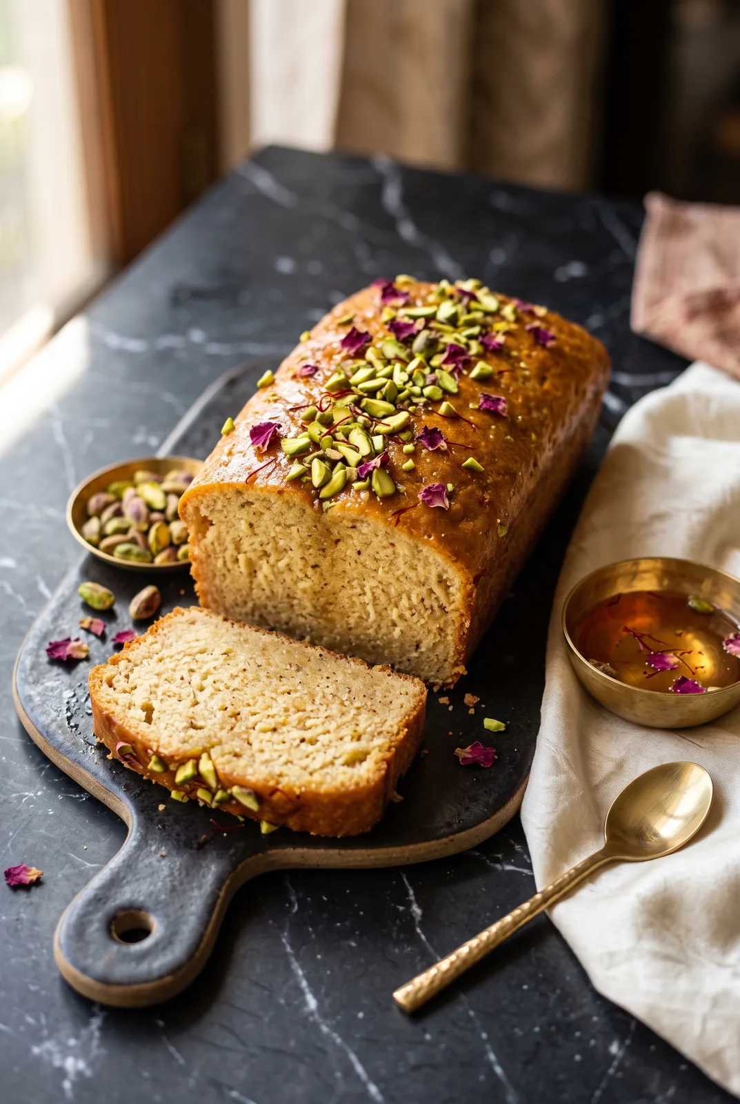 Eggless Gulab Jamun Bread (with Premix)