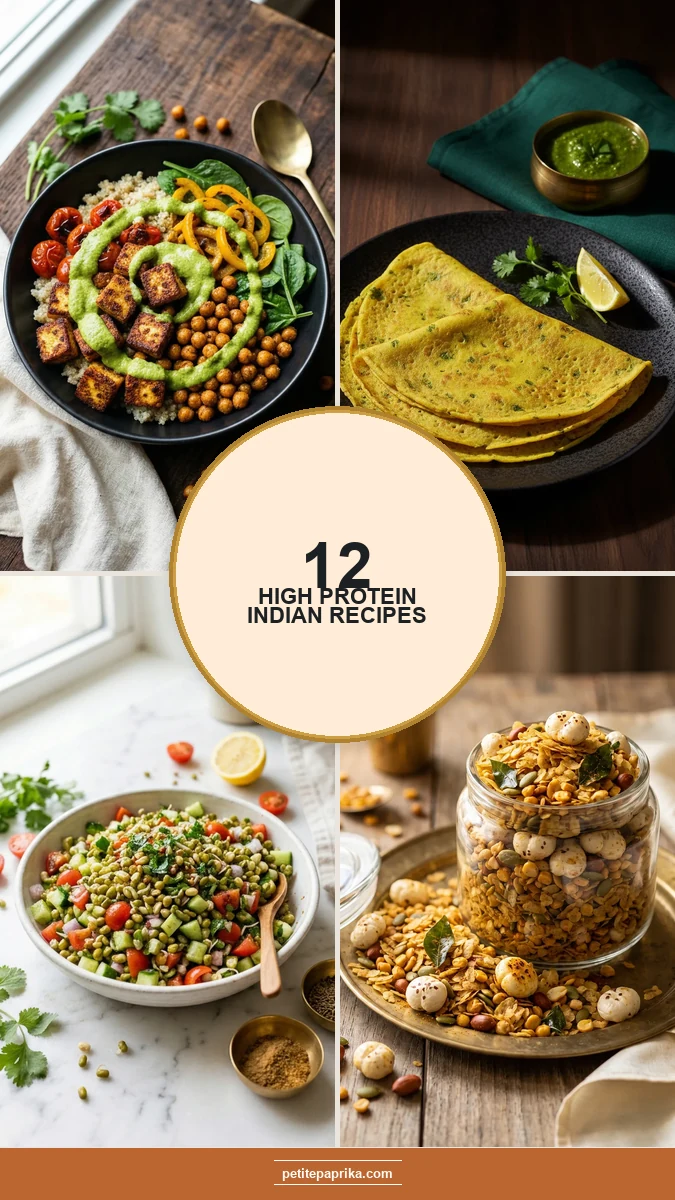 High-Protein Vegetarian Indian Recipes: Bowls & Snacks