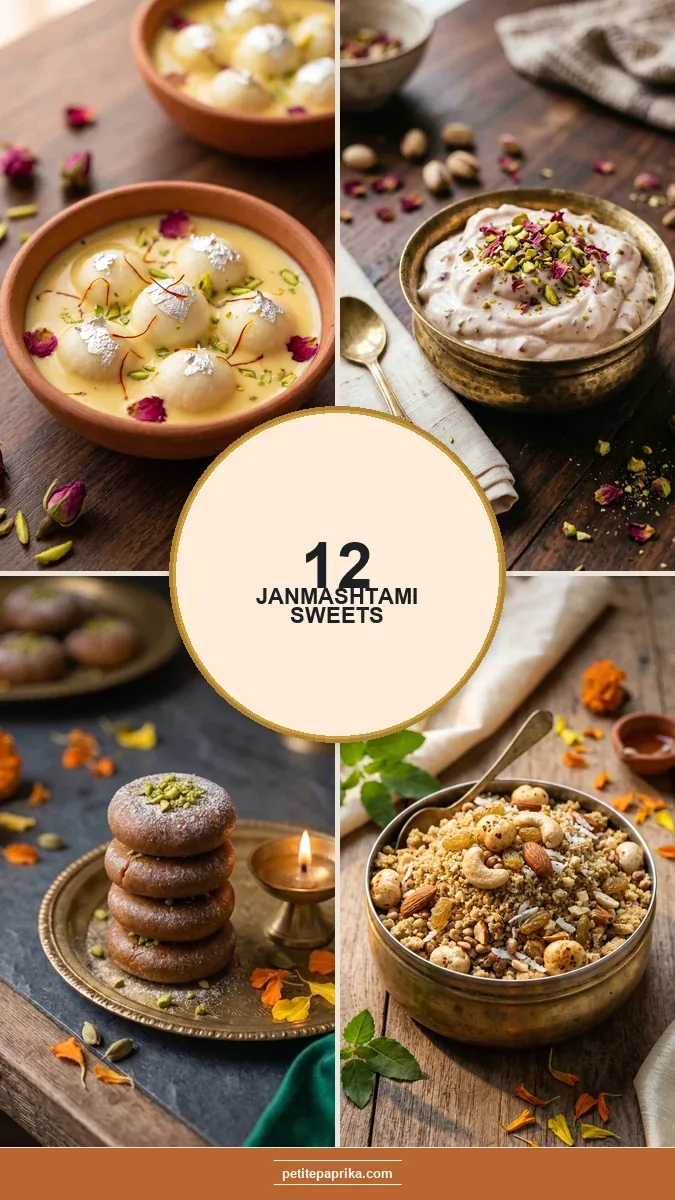 Janmashtami Sweets (Milk Mithai, No Deep-Frying)