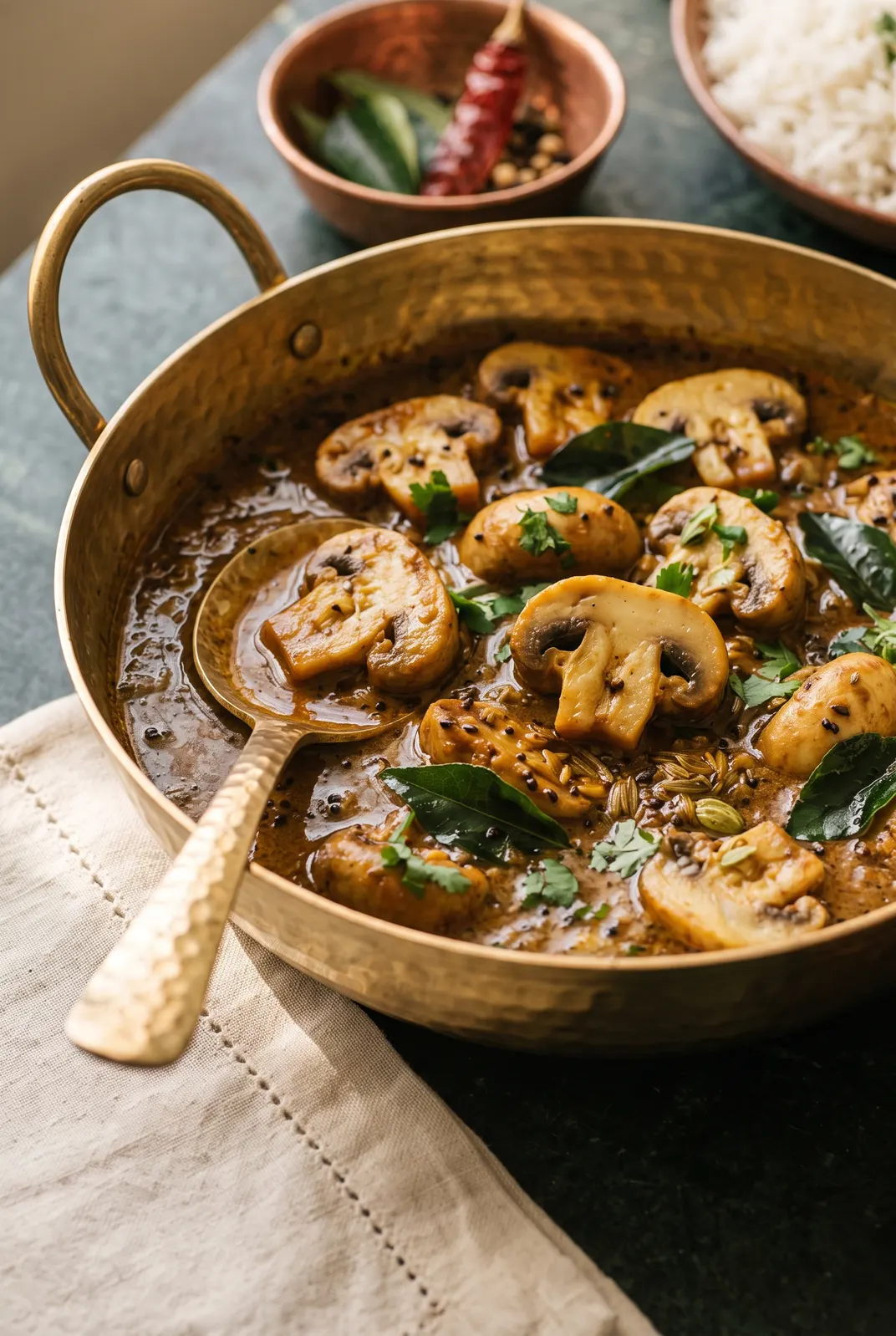Mushroom Chettinad