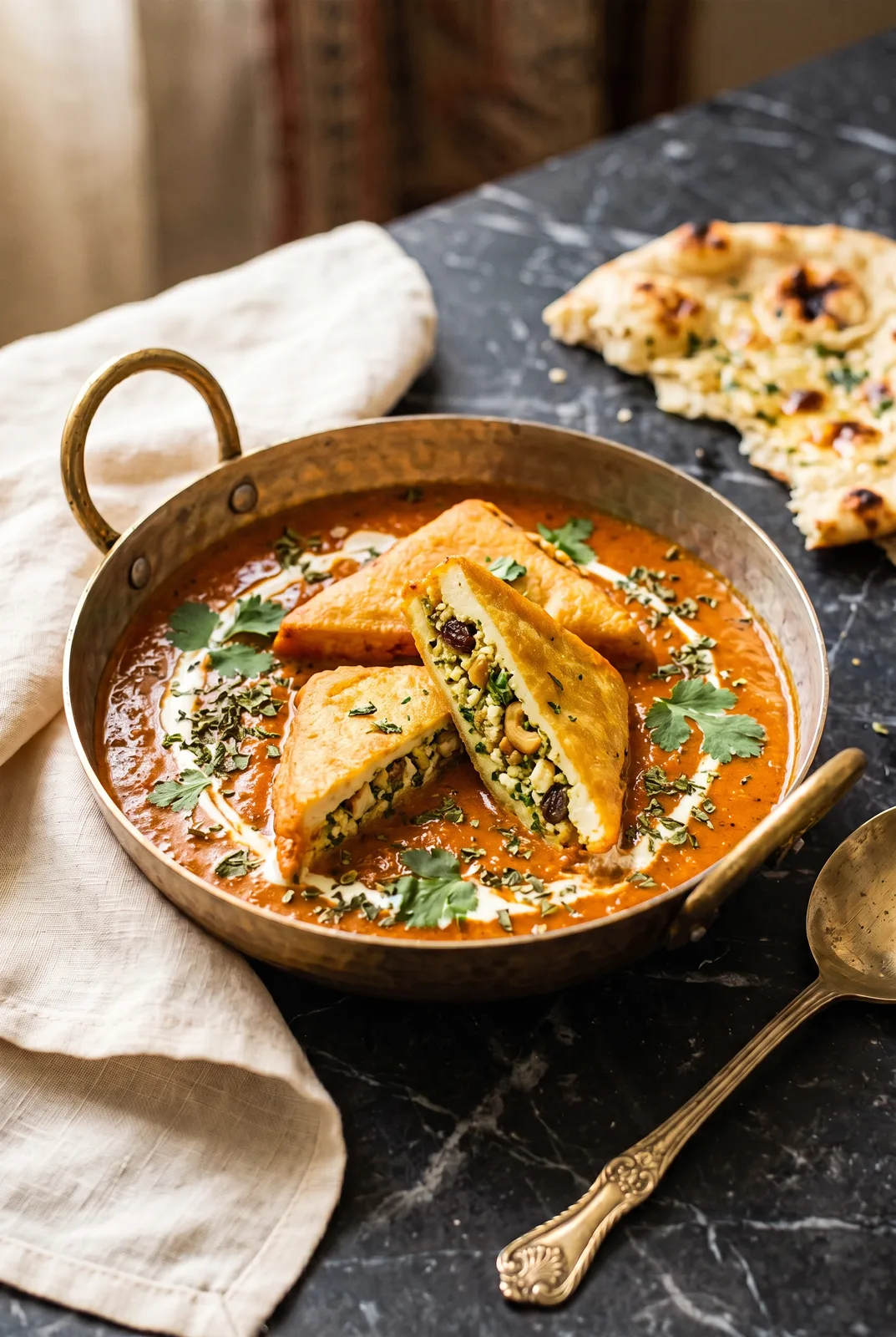 Restaurant Style Paneer Pasanda