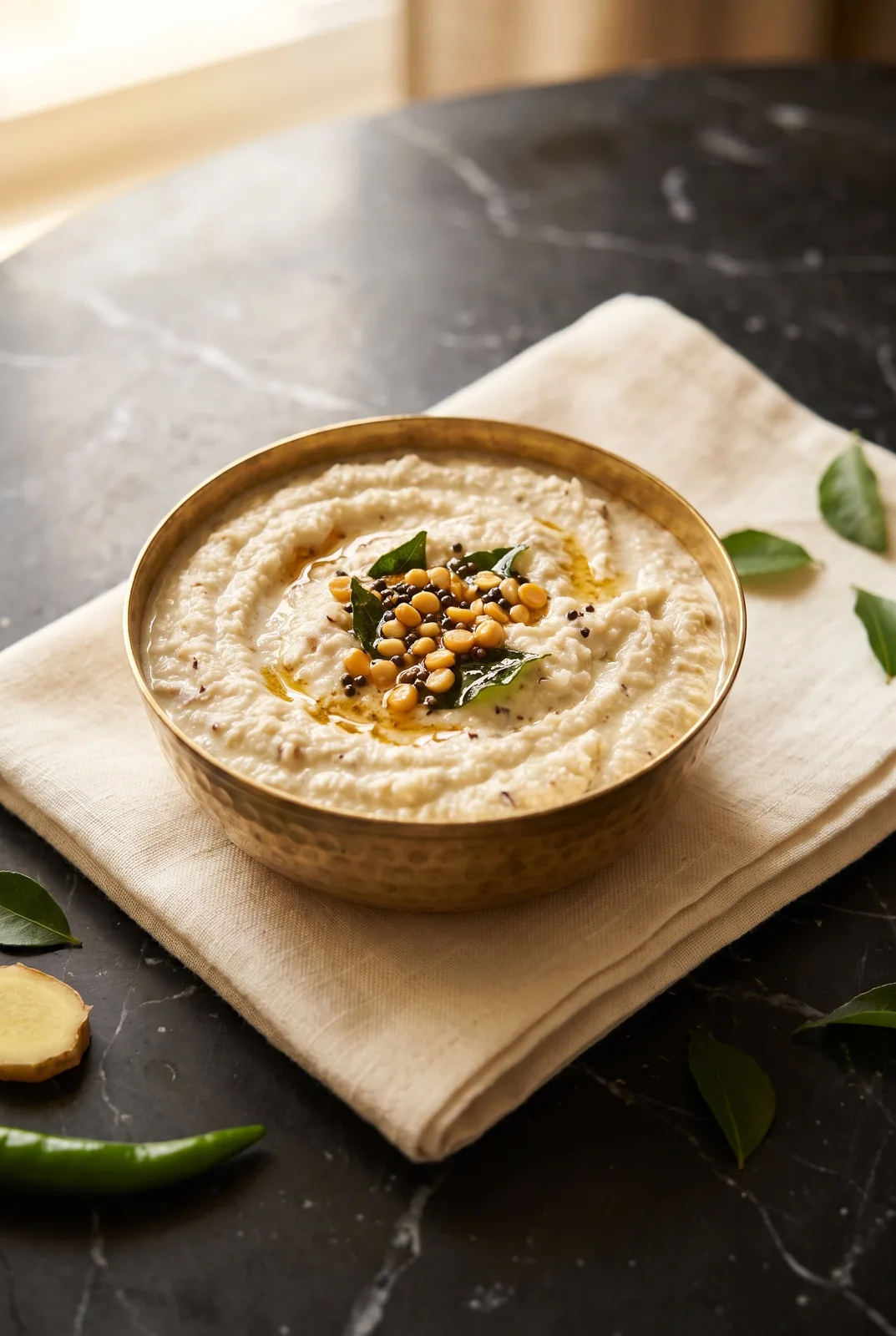 Coconut Chutney Recipe (South Indian Nariyal Chutney)