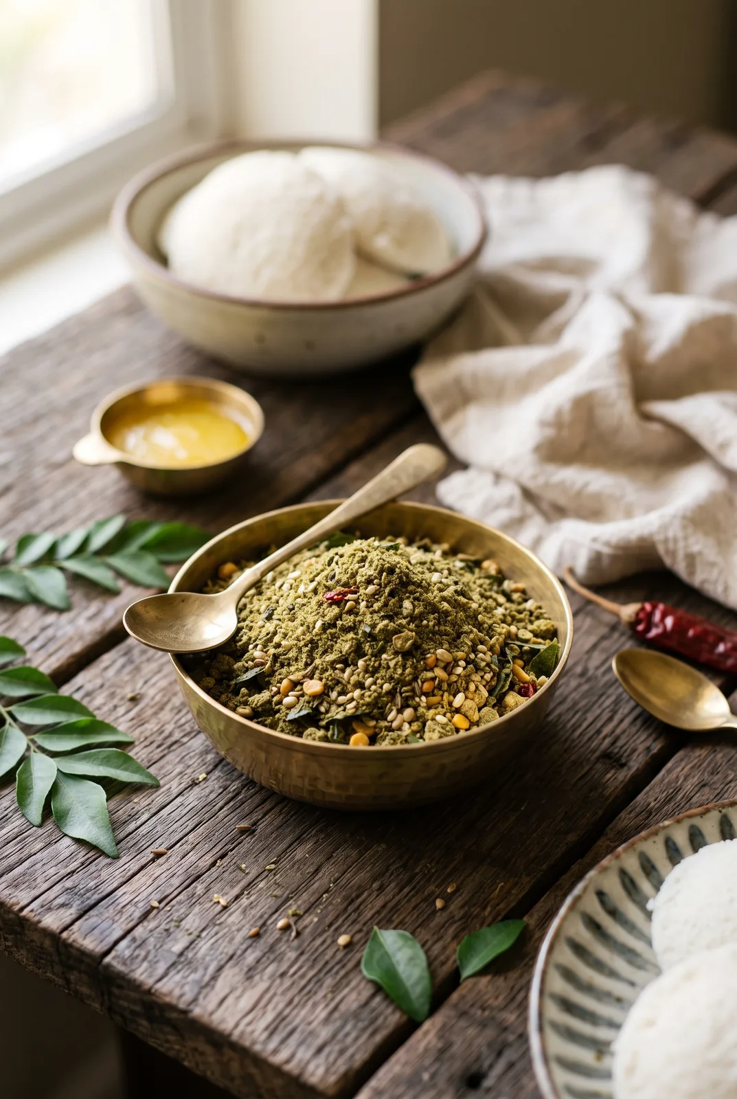 Curry Leaf Podi Recipe (Karuveppilai / Karivepaku Powder)