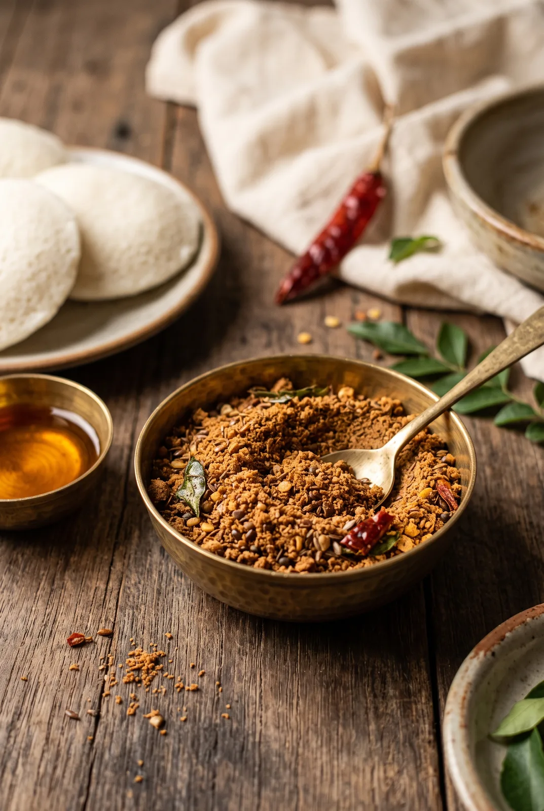 Flax Seed Idli Podi Recipe (Flaxseed Chutney Powder)